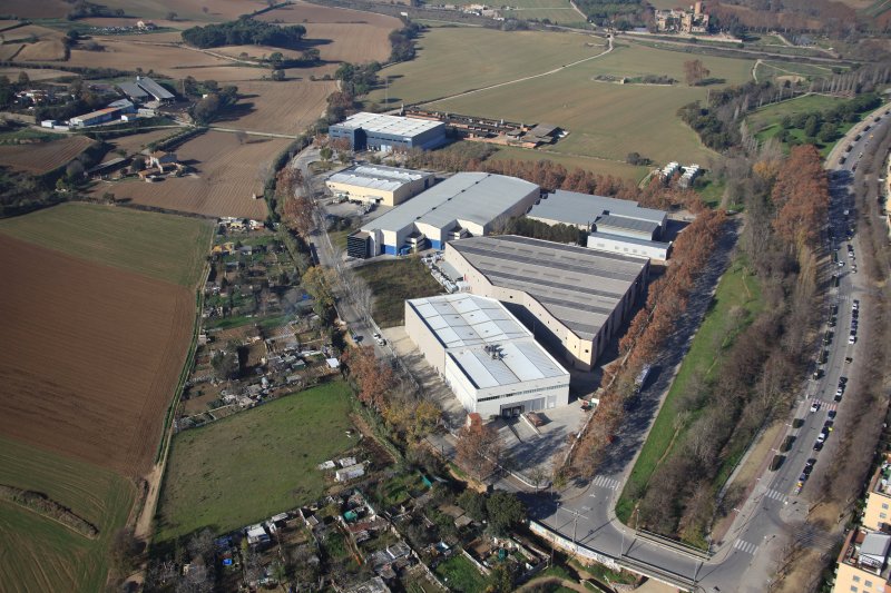 Vista aèria dels polígons industrials de Santa Perpètua de Mogoda