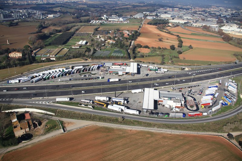 Vista aèria dels polígons industrials de Santa Perpètua de Mogoda