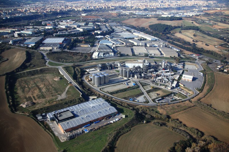 Vista aèria dels polígons industrials de Santa Perpètua de Mogoda