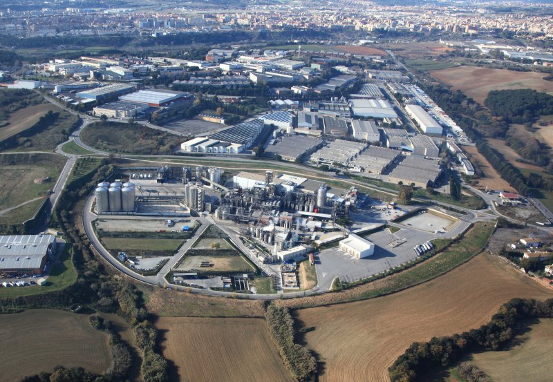 Vista aèria dels polígons industrials de Santa Perpètua de Mogoda