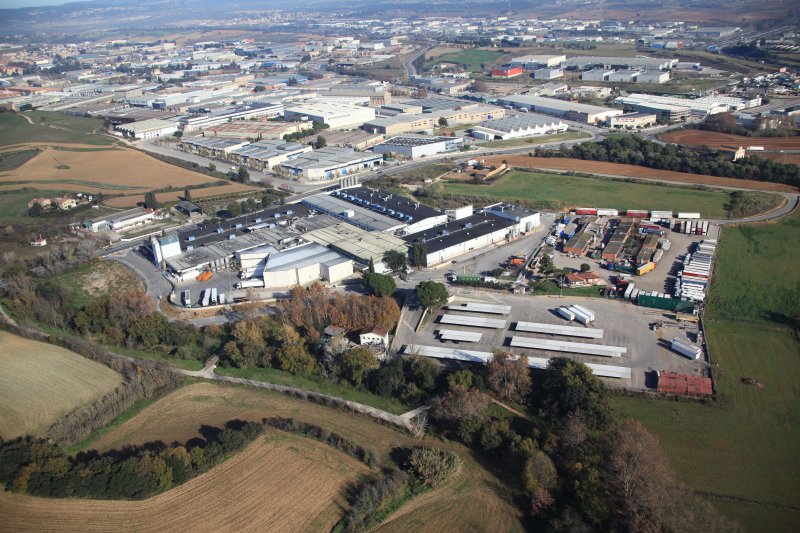 Vista aèria dels polígons industrials de Santa Perpètua de Mogoda