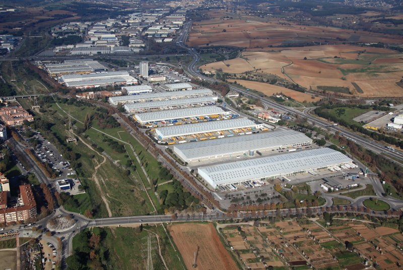 Vista aèria dels polígons industrials de Santa Perpètua de Mogoda